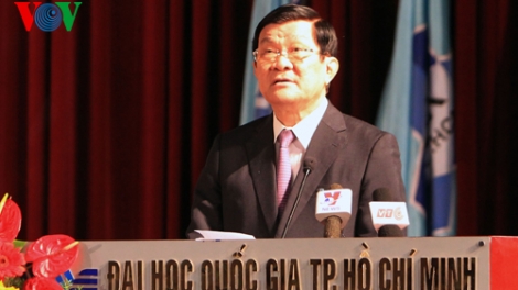 Thời sự chiều ngày 27/01/2015: Chủ tịch nước Trương Tấn Sang dự lễ kỷ niệm 20 năm thành lập Đại học quốc gia thành phố Hồ Chí Minh