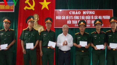 Biển đảo Việt Nam ngày 30/01/2015: Tết sớm ở Trung đoàn 152 đảo Thổ Chu