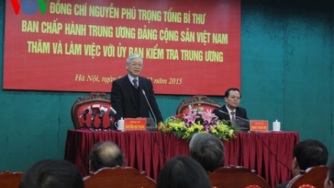 Thời sự chiều ngày 09/02/2015: Tổng Bí thư Nguyễn Phú Trọng làm việc với Ủy ban Kiểm tra Trung ương.