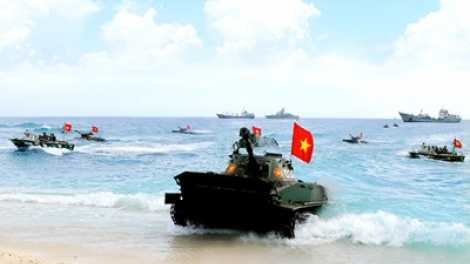 Biển đảo Việt Nam ngày 19/3/2015: Phối hợp các lực lượng giữ vững chủ quyền biển đảo.