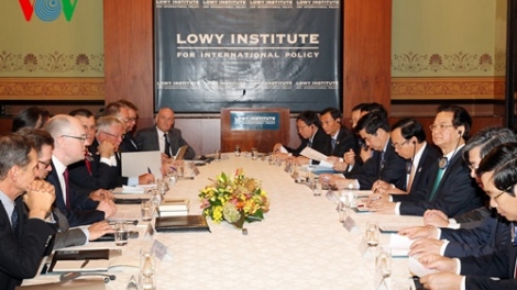 Thời sự đêm ngày 17/3/2015: Chiều nay tại Sydney, Thủ tướng Nguyễn Tấn Dũng đã có bài phát biểu và thảo luận với các học giả, nhà nghiên cứu hàng đầu Australia tại Viện Lowy