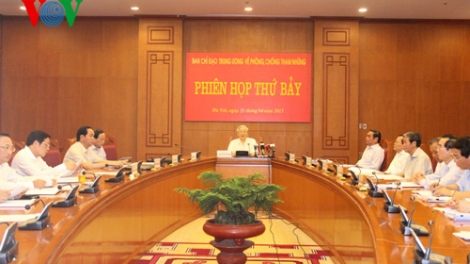 Thời sự chiều ngày 25/4/2015: Tổng Bí thư Nguyễn Phú Trọng chủ trì phiên họp thứ 7 Ban Chỉ đạo Trung ương về phòng chống tham nhũng.
