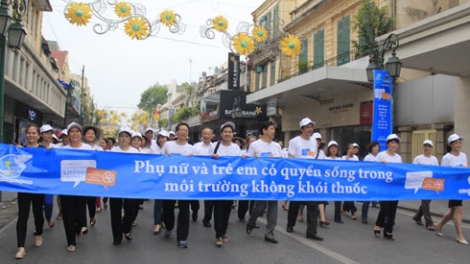 Thời sự trưa ngày 31/5/2015: Mít tinh "Phụ nữ có người thân không hút thuốc" - Vì môi trường không khói thuốc.