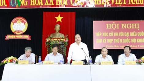 Tiếp xúc cử tri sau Kỳ họp thứ 9 Quốc hội khóa 13 (Quốc hội với cử tri ngày 3/7/2015)