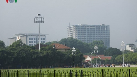 Đoàn liên ngành thành phố Hà Nội kiểm tra dự án Trung tâm thương mại, văn phòng, nhà ở tại số 8B Lê Trực.