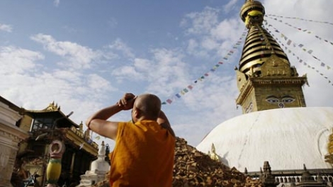 Nepal bắt đầu phục hồi các di sản văn hóa sau một năm xảy ra trận động đất kinh hoàng (01/5/2016)