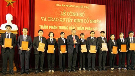 Bổ sung thêm số lượng thẩm phán cho tòa án các cấp (17/6/2016)