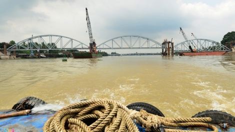Hôm nay cầu Ghềnh mới đã hoàn thành, chính thức thông suốt tuyến đường sắt Bắc - Nam sau 95 ngày gián đoạn (Thời sự trưa 25/6/2016)