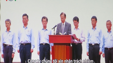 Công ty Hưng Nghiệp Formosa Hà Tĩnh thừa nhận xả thải gây ra hiện tượng cá chết và ô nhiễm môi trường vùng biển Miền Trung đồng thời cam kết bồi thường thiệt hại (Thời sự chiều 30/6/2016)