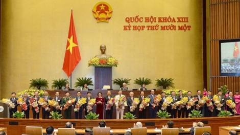 Quốc hội biểu quyết thông qua Nghị quyết về cơ cấu số lượng thành viên Chính phủ gồm 27 thành viên. (Thời sự chiều 27/7/2016)