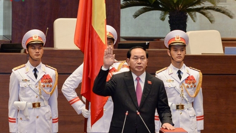 Tại phiên họp chiều nay, ông Trần Đại Quang tiếp tục được Quốc hội tín nhiệm bầu làm Chủ tịch nước Cộng hòa xã hội chủ nghĩa Việt Nam nhiệm kỳ 2016-2021 (Thời sự chiều 25/7/2016)