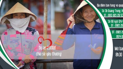 Dự án E2k - một dự án xã hội chia sẻ với người nghèo và người có thu nhập thấp (29/8/2016)
