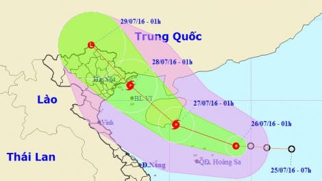 Cơ chế hoạt động của bão và áp thấp nhiệt đới (31/8/2016)
