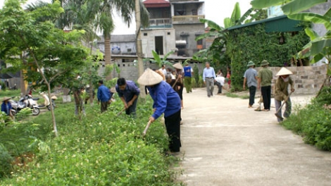 Để tiêu chí môi trường không cản bước các địa phương xây dựng nông thôn mới (27/9/2016)