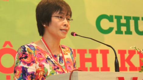 Chị Nguyễn Lan Hương, Phó Chủ tịch kiêm Tổng Thư ký Câu lạc bộ Nông nghiệp Công nghệ cao, người luôn trăn trở với sản xuất nông nghiệp công nghệ cao. (26/01/2017)