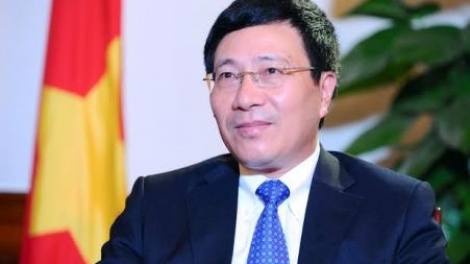 Phó Thủ tướng, Bộ trưởng Bộ Ngoại giao Phạm Bình Minh khẳng định, Việt Nam sẽ tiếp tục kiên trì phương châm “là bạn với tất cả các nước”, đa dạng hóa đa phương hóa trên cơ sở độc lập tự chủ, thúc đẩy quá trình hội nhập quốc tế (Thời sự đêm 5/1/2017)
