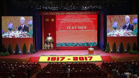 Lễ kỷ niệm 100 năm Cách mạng Tháng Mười Nga được tổ chức trọng thể tại Hà Nội. (Thời sự chiều 05/11/2017)