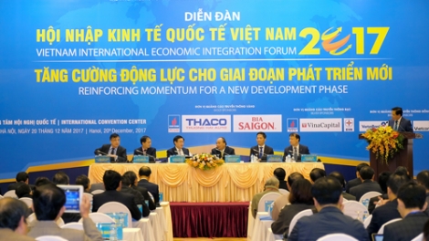 Thủ tướng Nguyễn Xuân Phúc dự Diễn đàn Hội nhập Kinh tế quốc tế Việt Nam 2017 (Thời sự trưa 20/12/2017)