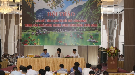 Đổi mới công nghệ trong sản xuất nông nghiệp vùng Đồng bằng sông Hồng (02/5/2017)