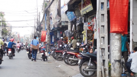 Tái lấn chiếm lòng đường, vỉa hè trong thời gian ngắn (29/5/2017)