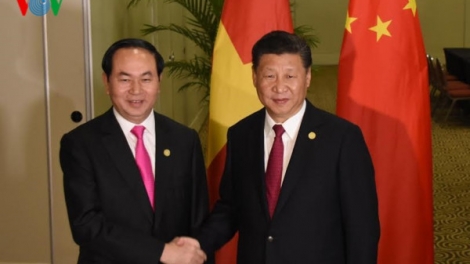 Chủ tịch nước Trần Đại Quang có cuộc hội đàm cấp cao với Tổng Bí thư, Chủ tịch Trung Quốc Tập Cận Bình (Thời sự chiều 11/5/2017)