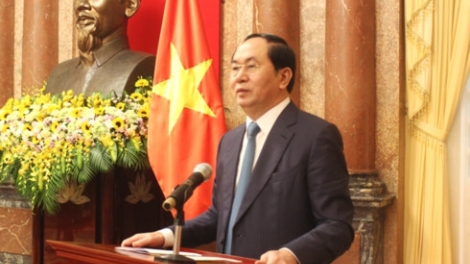 Chủ tịch nước Trần Đại Quang trả lời phỏng vấn báo chí Trung Quốc nhân chuyến thăm cấp Nhà nước tới Trung Quốc và dự Diễn đàn cấp cao hợp tác quốc tế “Vành đai và Con đường” (Thời sự chiều 10/5/2017)