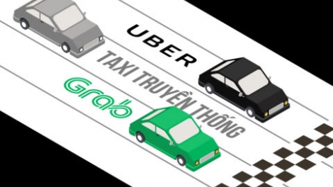 Taxi, Grab, Uber: Cuộc cạnh tranh mới (30/6/2017)