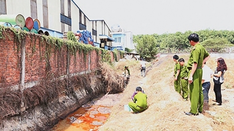 Bắc Giang xử phạt nhiều doanh nghiệp gây ô nhiễm môi trường (8/1/2018)