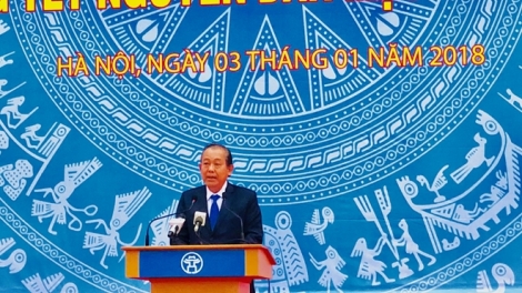 Phó Thủ tướng Thường trực Chính phủ Trương Hòa Bình phát động ra quân Năm An toàn giao thông 2018 (Thời sự trưa 03/01/2018)