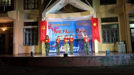 Vùng Cảnh sát biển 1 với "Tết hải đảo" trên đảo tiền tiêu của Tổ quốc (26/1/2018)