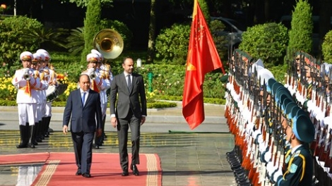 Thủ tướng Nguyễn Xuân Phúc chủ trì lễ đón và hội đàm với Thủ tướng Pháp Édouard Philippe (Thời sự chiều 2/11/2018)
