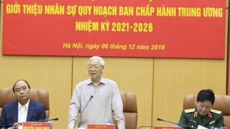 Tổng Bí thư, Chủ tịch nước, Bí thư Quân ủy Trung ương Nguyễn Phú Trọng chủ trì Hội nghị giới thiệu nhân sự cán bộ quân đội quy hoạch Ban Chấp hành Trung ương nhiệm kỳ 2021-2026 (Thời sự chiều 6/12/2018)