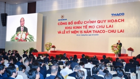Thủ tướng Nguyễn Xuân Phúc dự Lễ công bố điều chỉnh quy hoạch Khu Kinh tế mở Chu Lai tại tỉnh Quảng Nam (Thời sự chiều 16/12/2018)