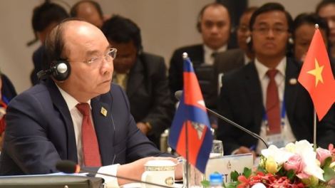 Thủ tướng Nguyễn Xuân Phúc dự khai mạc phiên toàn thể Hội nghị cấp cao Ủy hội sông Mekong quốc tế lần thứ 3 tại Campuchia (Thời sự trưa 5/4/2018)