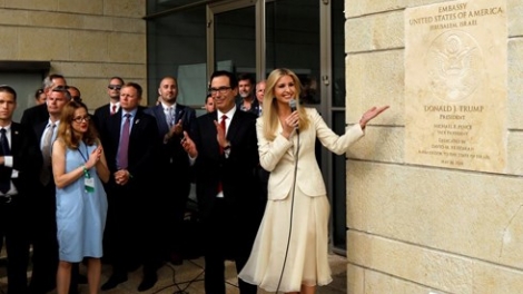 Mỹ khánh thành đại sứ quán tại Jerusalem: Khoét sâu xung đột mâu thuẫn khu vực (20/5/2018)