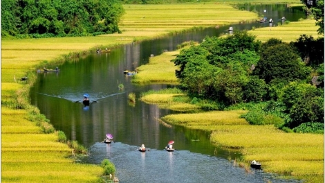 Tuần Du lịch Ninh Bình năm 2018 với chủ đề “Sắc vàng Tam Cốc - Tràng An” (12/6/2018)