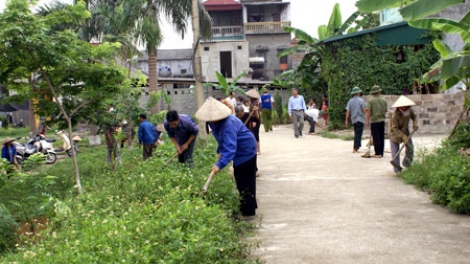 Nông thôn mới Vĩnh Phúc - ưu tiên tiêu chí môi trường (25/7/2018)