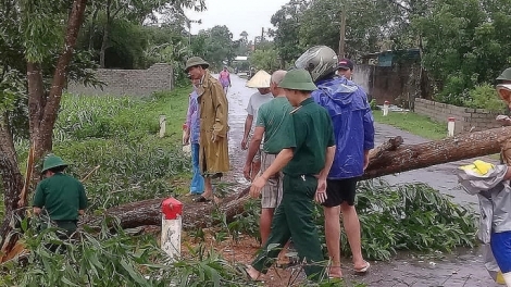 Công tác khắc phục hậu quả cơn bão số 3 (22/7/2018)