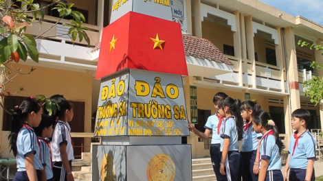 Tuyên truyền giáo dục về biển đảo trong trường học (21/7/2018)