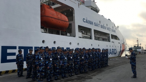 “Cảnh sát áo trắng” với nhiệm vụ đảm bảo an ninh trên biển (27/8/2018)