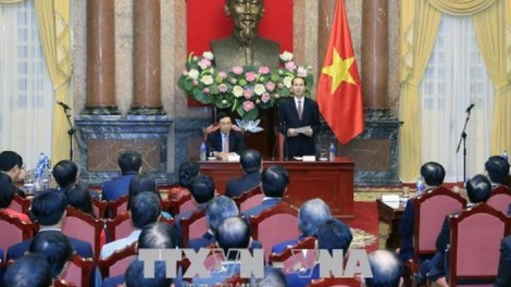 Chủ tịch nước Trần Đại Quang: Ngành ngoại giao cần tiếp tục đổi mới tư duy trong bối cảnh mới của tình hình thế giới và cuộc cách mạng công nghiệp lần thứ tư (Thời sự đêm 14/8/2018)