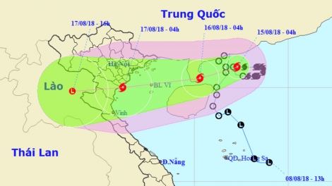 Tập trung ứng phó bão số 4 (16/8/2018)