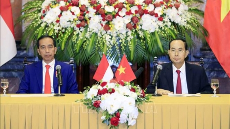 Chủ tịch nước Trần Đại Quang và Tổng thống nước Cộng hòa Indonesia Joko Widodo hội đàm và ra tuyên bố chung tăng cường quan hệ Đối tác Chiến lược (Thời sự đêm 11/9/2018)