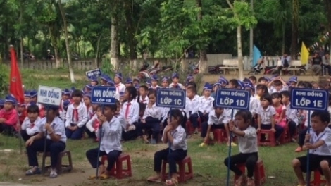 Các tỉnh miền núi phía Bắc khắc phục hậu quả mưa lũ để học sinh được đến trường trong năm học mới (5/9/2018)