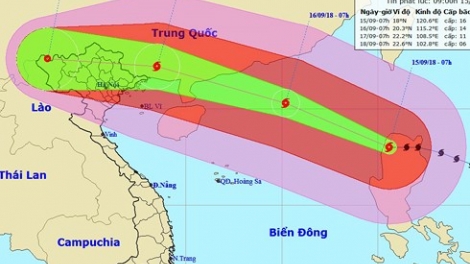 Siêu bão Mangkhut đã vào Biển Đông, cảnh báo mưa đặc biệt lớn ở Bắc Bộ (Thời sự trưa 15/9/2018)