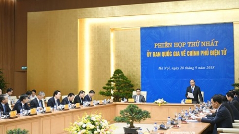 Thủ tướng Nguyễn Xuân Phúc chủ trì Phiên họp thứ nhất Ủy ban Quốc gia về Chính phủ điện tử (Thời sự chiều 20/9/2018)