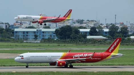 Năm 2018: doanh thu Vietjet tăng 24% so với năm trước (25/1/2019)