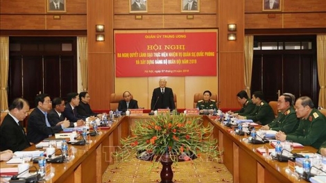 Tổng Bí thư, Chủ tịch nước Nguyễn Phú Trọng chủ trì Hội nghị Quân ủy Trung ương (Thời sự trưa 7/1/2019)