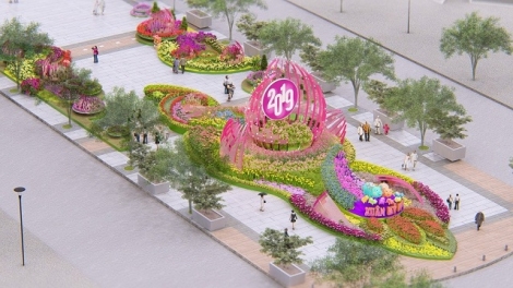 Đường hoa Nguyễn Huệ - Thành phố Hồ Chí Minh Tết Kỷ Hợi 2019 hứa hẹn nhiều điểm nhấn mới lạ (13/1/2019)