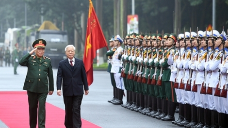 Tổng Bí thư, Chủ tịch nước Nguyễn Phú Trọng dự Hội nghị Quân chính toàn quân năm 2018 (Thời sự trưa 10/1/2019)